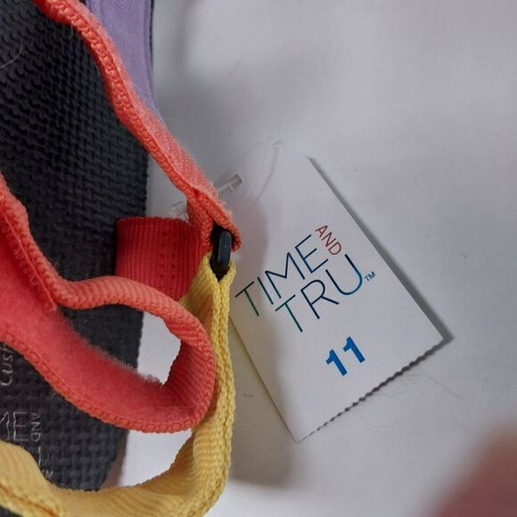 MultiColored Wide Sandal with Velcro. Size 11 and 12 - Picture 8 of 10